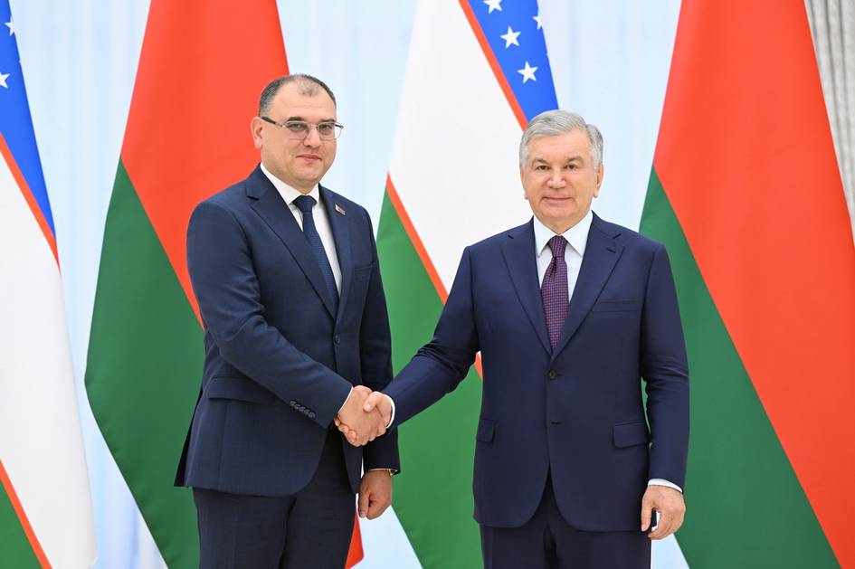 Shavkat Mirziyoyev Belarus delegatsiyasini qabul qildi